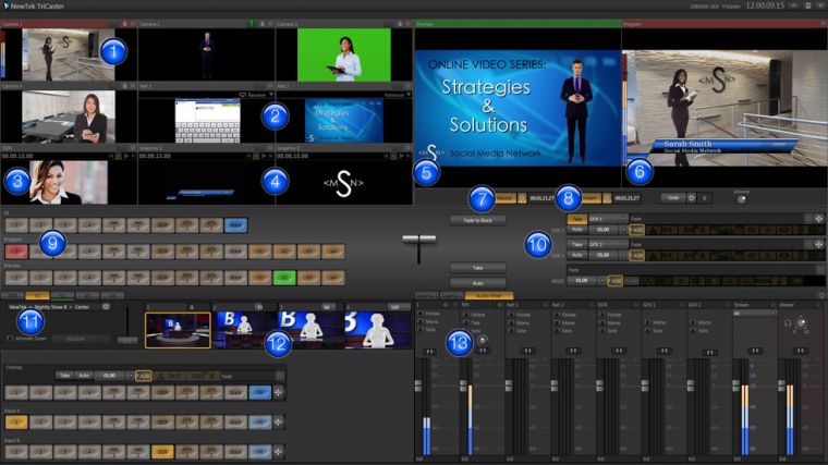 tricaster studio free software