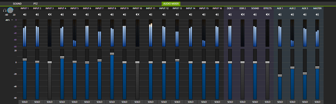 Tricaster tc1 Audio Mixer