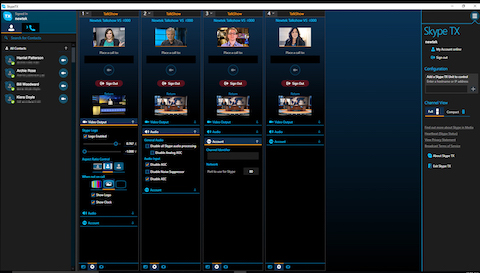 Tricaster TC1 Skype